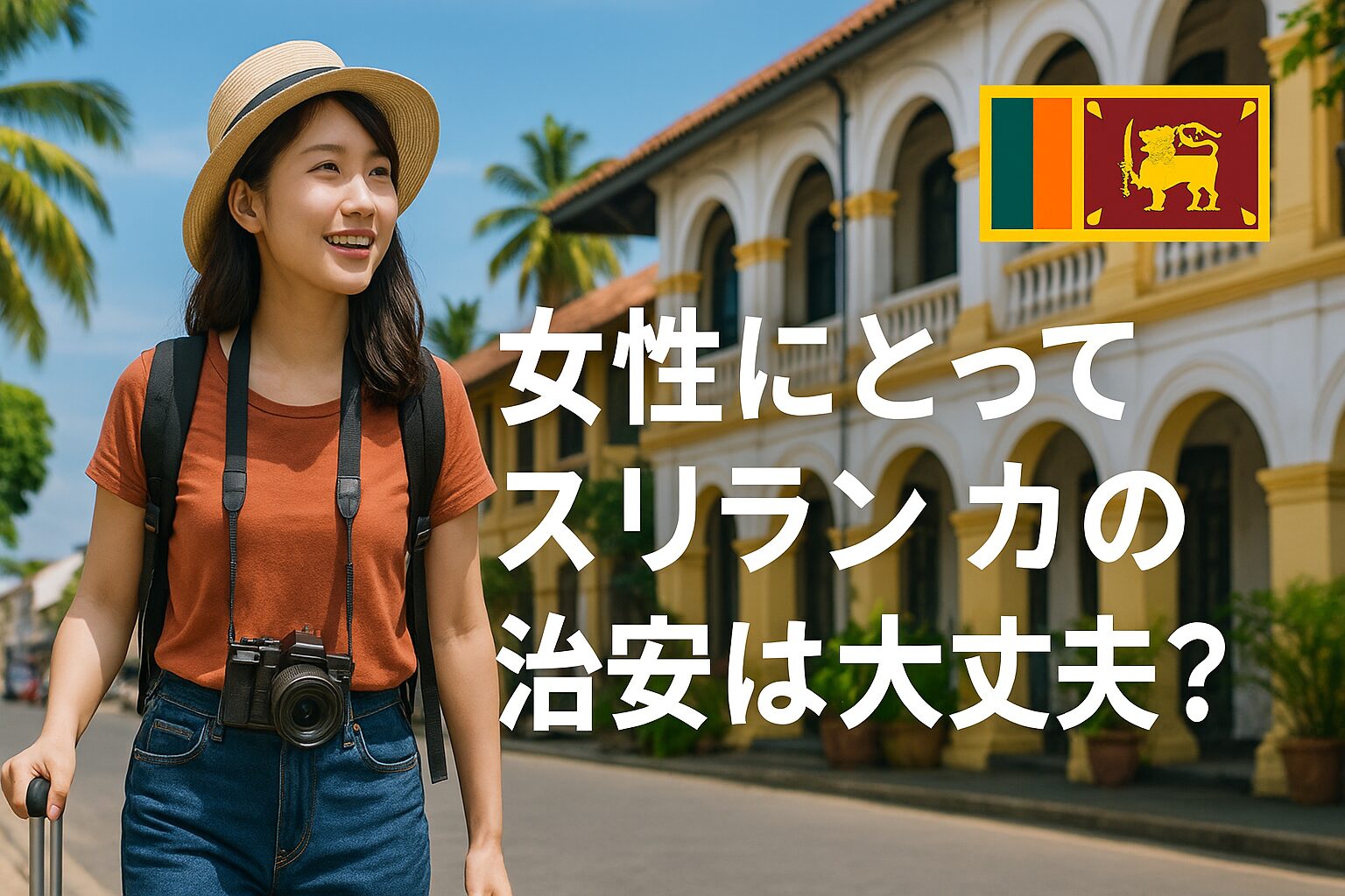 【2025最新】女性にとってスリランカの治安は大丈夫？安心して旅するために必要なことを徹底解説！
