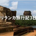 【一人でスリランカ旅行記③】世界遺産のポロンナルワとシーギリヤロックを観光！