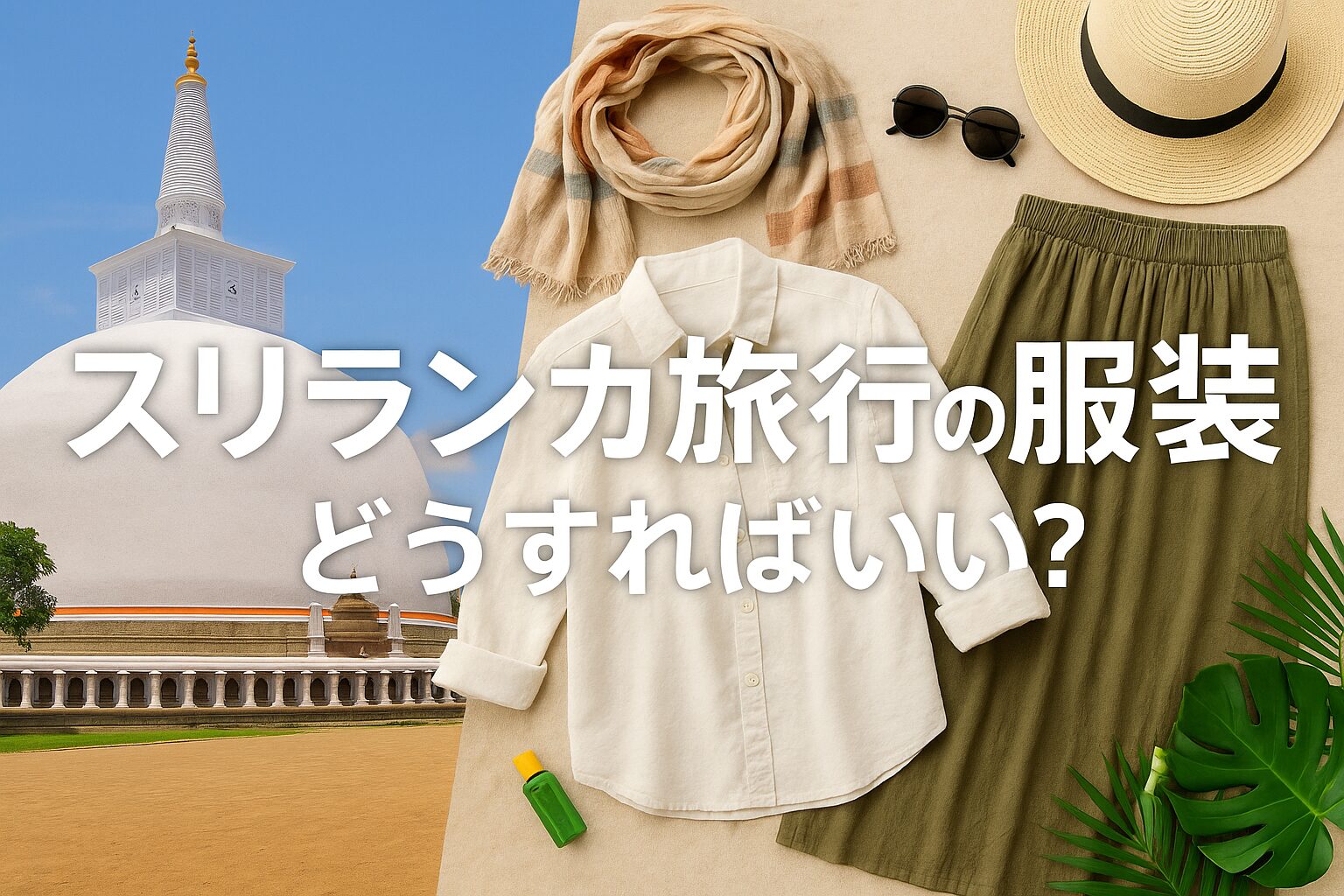 スリランカ旅行の服装(女性・男性)はどうすればいい？地域毎の気候や注意すべき点を元に徹底解説！