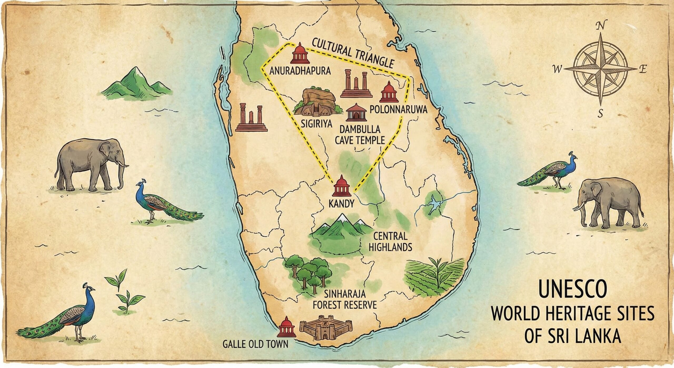 スリランカの世界遺産