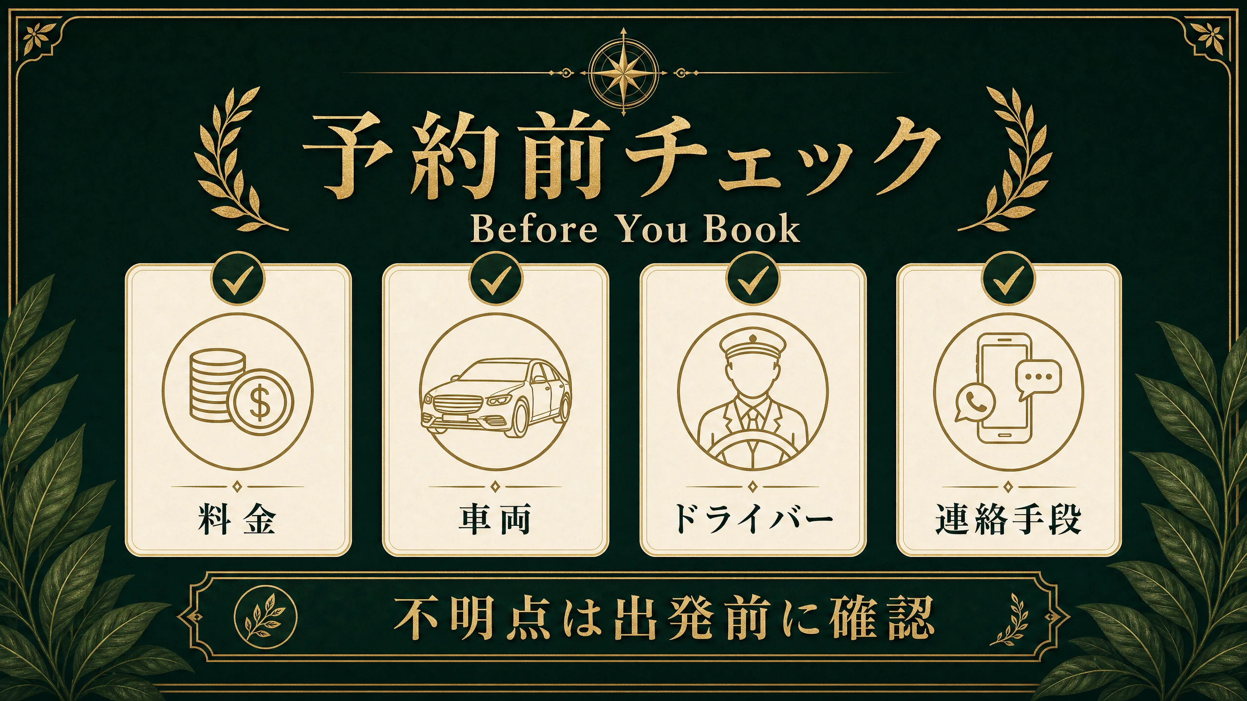 スリランカ移動手段の予約前安全チェックリスト画像